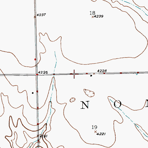 Topographic Map of Box Butte County, NE