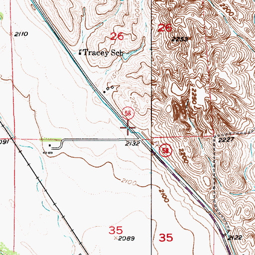 Topographic Map of Canal Number 4, NE