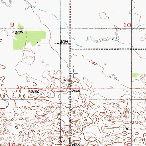 Topographic Map of School Number 10, NE