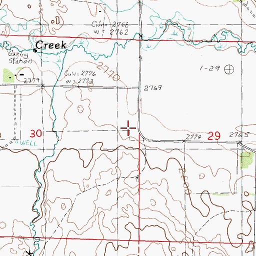 Topographic Map of School Number 10, NE