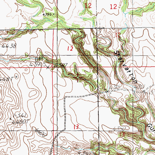 Topographic Map of School Number 103, NE