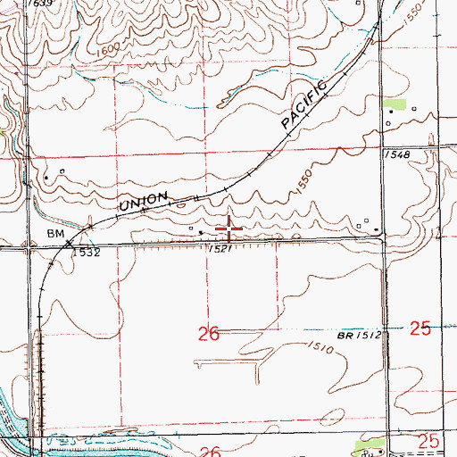 Topographic Map of School Number 11, NE
