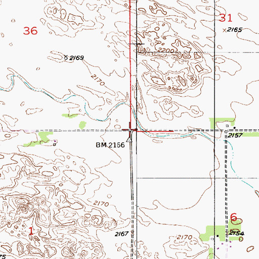 Topographic Map of School Number 11, NE