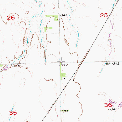 Topographic Map of School Number 112, NE