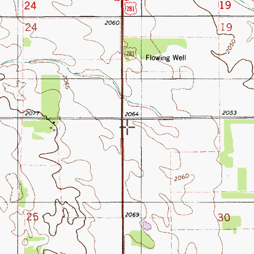 Topographic Map of School Number 115, NE
