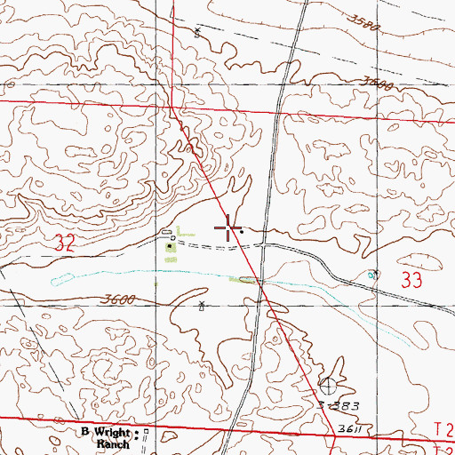 Topographic Map of School Number 117, NE