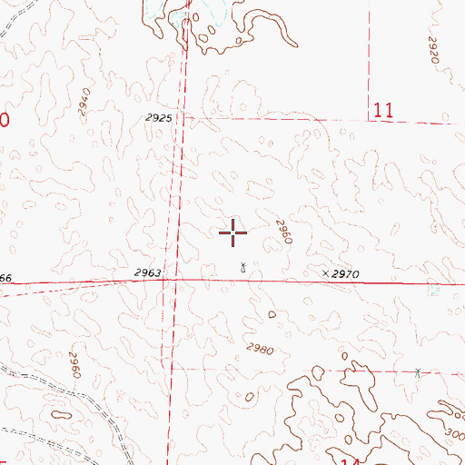 Topographic Map of School Number 12, NE