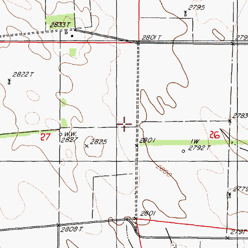 Topographic Map of School Number 12, NE
