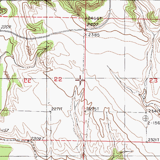 Topographic Map of School Number 12 (historical), NE