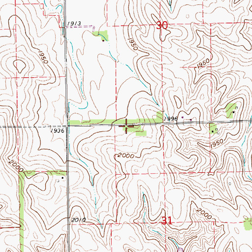 Topographic Map of School Number 121, NE