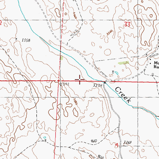 Topographic Map of School Number 124, NE