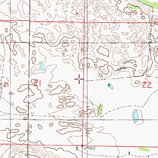 Topographic Map of School Number 13, NE