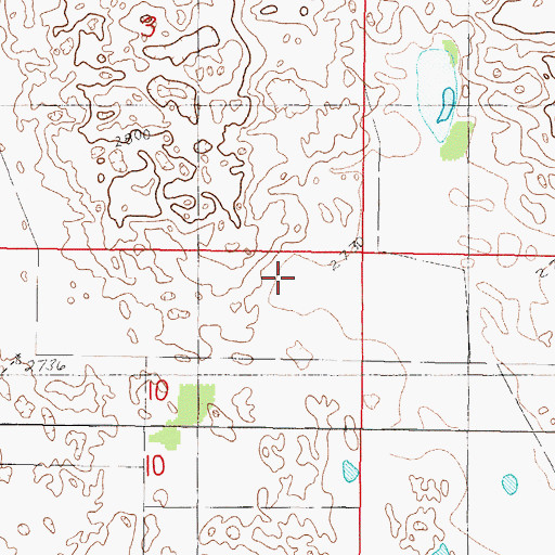 Topographic Map of School Number 13, NE