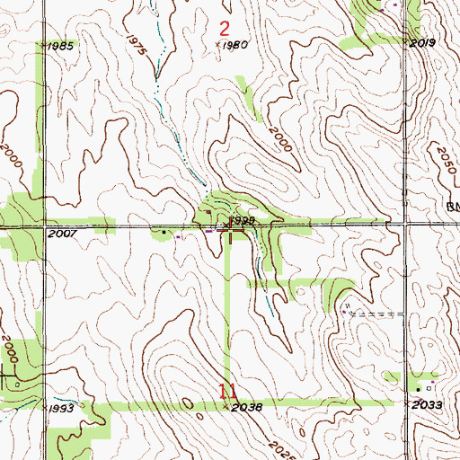 Topographic Map of School Number 138, NE