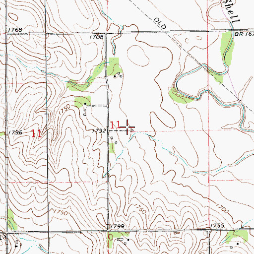 Topographic Map of School Number 18, NE