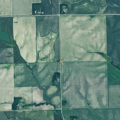 Aerial/Satellite Image of School Number 18 (historical), NE