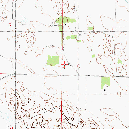 Topographic Map of School Number 181, NE