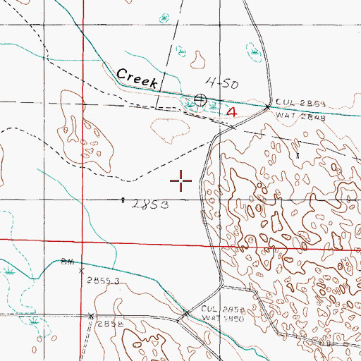 Topographic Map of School Number 183, NE