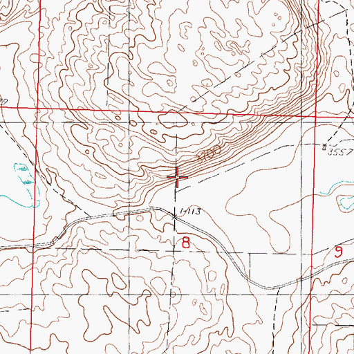 Topographic Map of School Number 2, NE