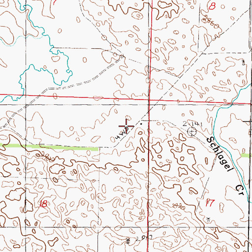 Topographic Map of School Number 20, NE