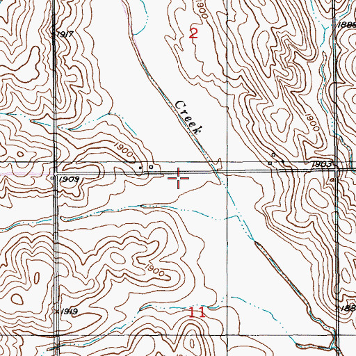 Topographic Map of School Number 21 (historical), NE