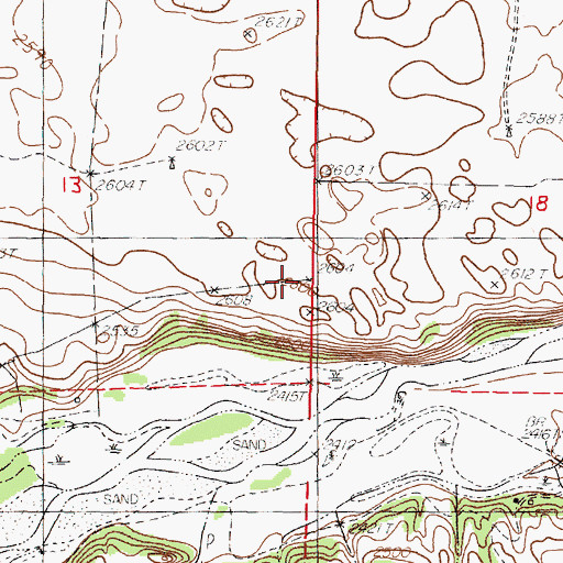Topographic Map of School Number 21, NE