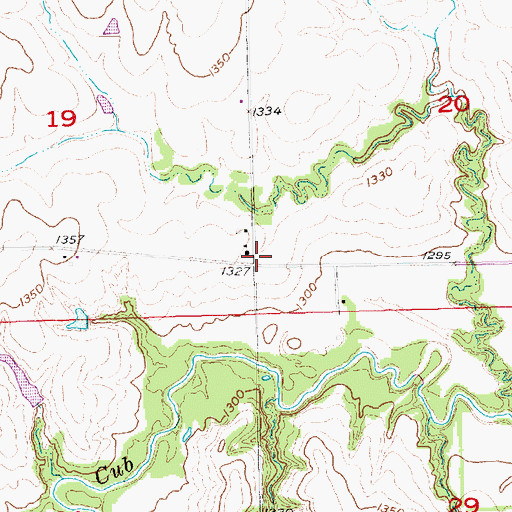 Topographic Map of School Number 22 (historical), NE