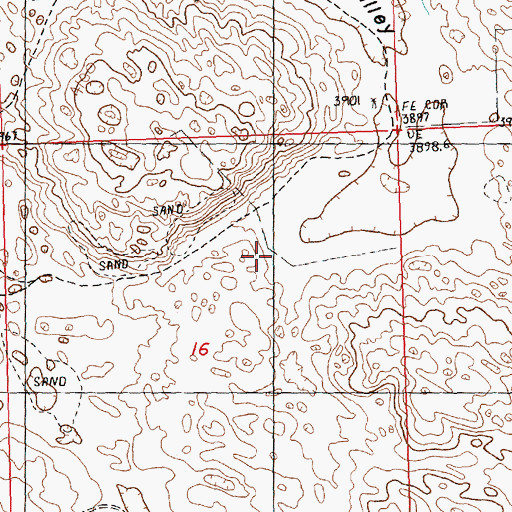 Topographic Map of School Number 22, NE
