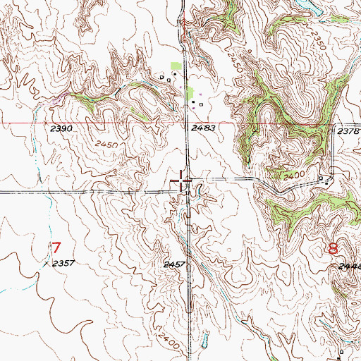 Topographic Map of School Number 24, NE