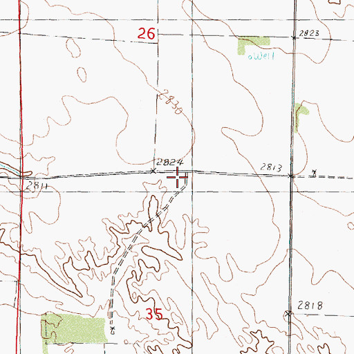 Topographic Map of School Number 24, NE