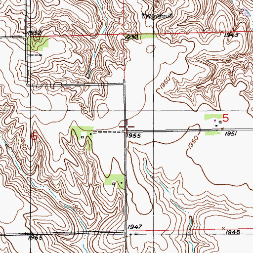 Topographic Map of School Number 25 (historical), NE