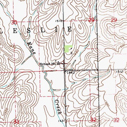 Topographic Map of School Number 25 (historical), NE