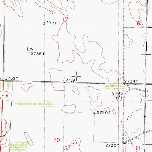 Topographic Map of School Number 25, NE