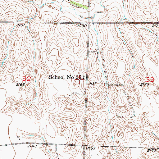 Topographic Map of School Number 26, NE