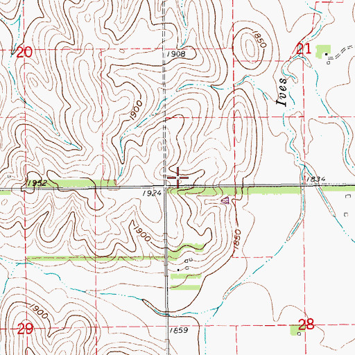 Topographic Map of School Number 26, NE