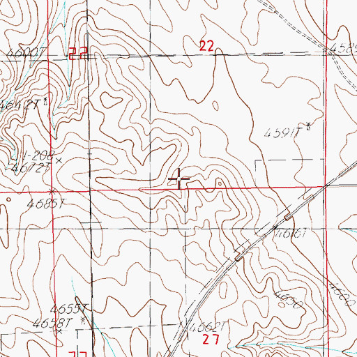 Topographic Map of School Number 26, NE
