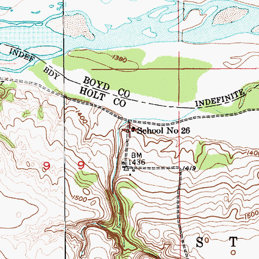 Topographic Map of School Number 26, NE