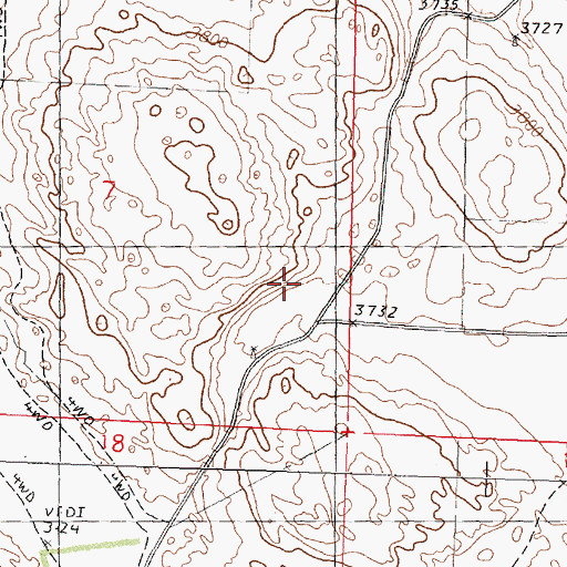 Topographic Map of School Number 27, NE