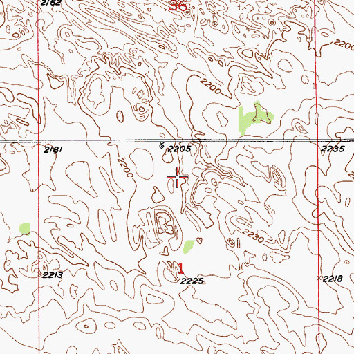 Topographic Map of School Number 27 (historical), NE