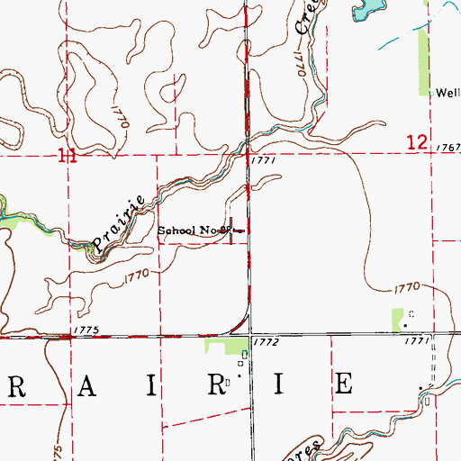 Topographic Map of School Number 28, NE
