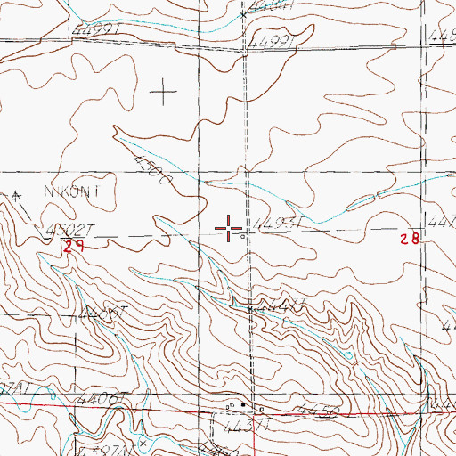 Topographic Map of School Number 28, NE