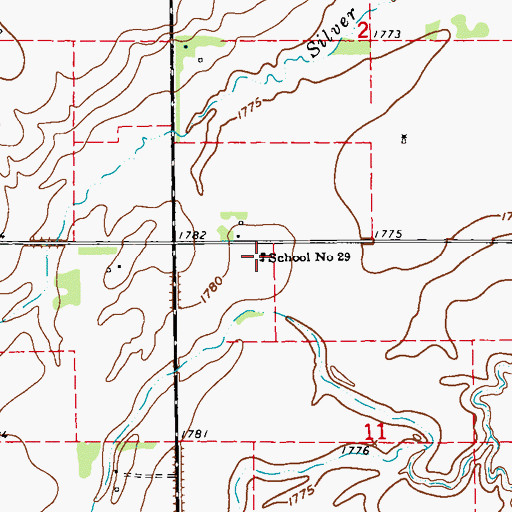 Topographic Map of School Number 29, NE