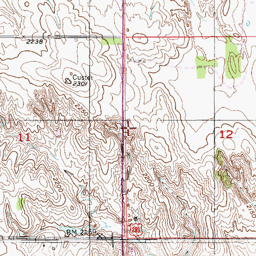 Topographic Map of School Number 29, NE