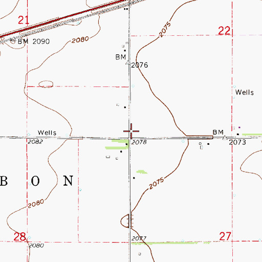 Topographic Map of School Number 3 (historical), NE