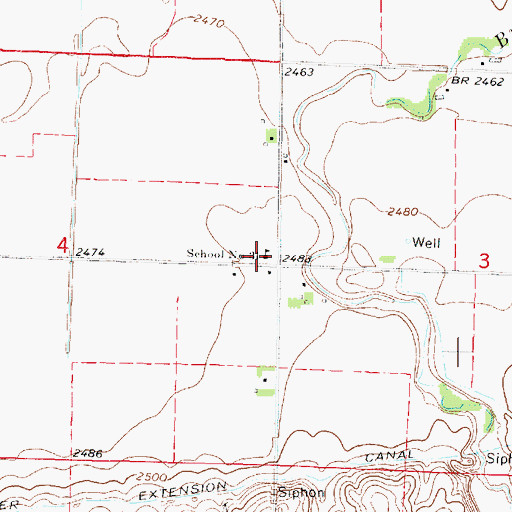 Topographic Map of School Number 31, NE