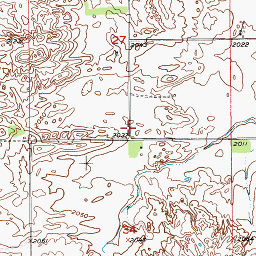 Topographic Map of School Number 31, NE