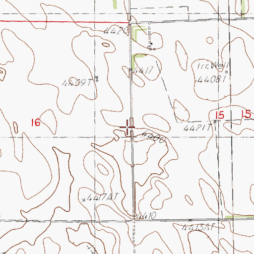 Topographic Map of School Number 31, NE