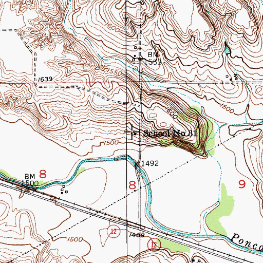 Topographic Map of School Number 31, NE