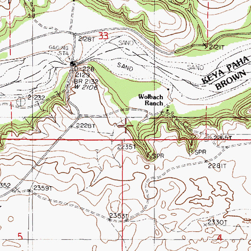 Topographic Map of School Number 31, NE