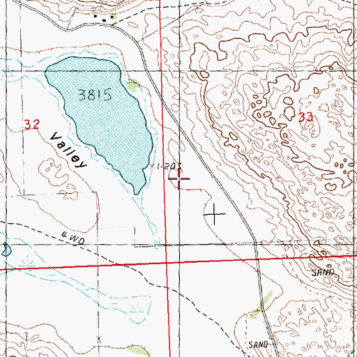 Topographic Map of School Number 32, NE